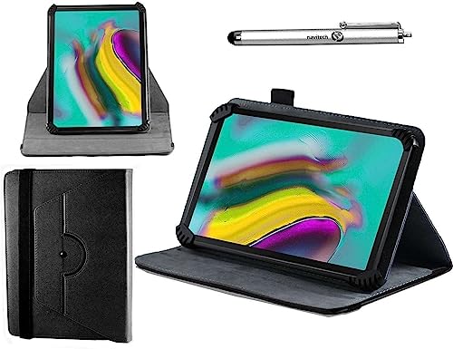 Navitech Schwarz Hülle und Stylus - Kompatibel mit dem Odea Android 14 10 Zoll Tablet