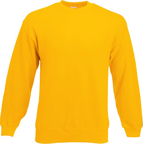 Fruit of the Loom - Set-In Sweatshirt - Sunflower - Größe: L