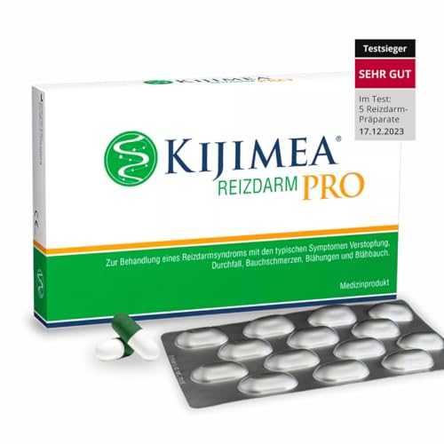 Kijimea® Reizdarm PRO | Klinisch belegte Wirksamkeit bei allen Reizdarmbeschwerden wie Durchfall, Bauchschmerzen, Blähungen & Verstopfung | Reizdarm Kapseln mit Bifido Bakterienkulturen | 14 Kapseln