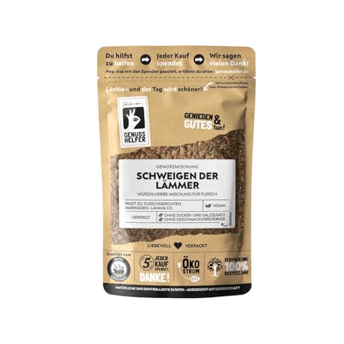Bremer Gewürzhandel Schweigen der Lämmer Lammgewürz, Grillen DaLuxe, hauseigenes Rezept, Gewürzmischung zum Grillen, 75g