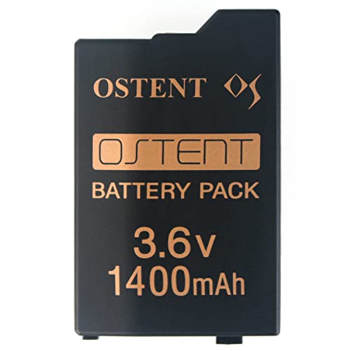 OSTENT Real 1400 mAh 3,6 V Lithium Ionen Polymer Akku Ersatz Upgrade Version für Sony PSP 2000/3000 PSP-S110 Konsolen-Videospiele