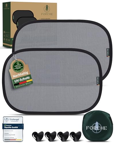 FORCHE® Sonnenschutz für die Seitenscheibe, Sonnenblende, Sonnenrollo für das Auto, Auto-Sonnenschutz