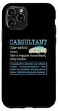Carsultant Lustige Definition Automobilexperte Autoliebhaber Hülle für iPhone 11 Pro