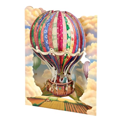 Santoro 3D Schaukel Karte - Heißluftballon