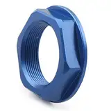 SIKUAI 1 PCS Universal Motorrad Lenkkopfmutter Blau