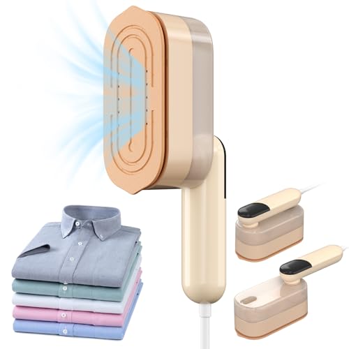 COKUNST Dampfbügeleisen 4 Bügelmodi, 10S Schnelles Aufheizen, 1000W Dampfglätter Reisebügeleisen 170ml Wassertank mit LCD-Bildschirm, 180° Faltbares Tragbares Klein Bügeleisen Dampf