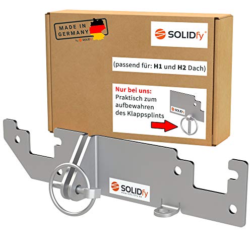 SOLIDfy® - Hecktürverriegelung H1 / H2 Dach Einbruchschutz Hecktür Prick Stop Sicherung für Ducato, Jumper, Boxer X250 X290