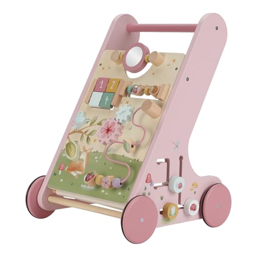 Little Dutch 7332 FSC Holz Activity Laufwagen - Fairy Garden rosa