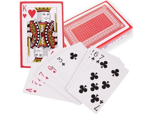 Przydasie Spielkarten, 54 Karten, klassisches Design, ideal für Poker, Bridge und Gesellschaftsspiele, langlebig, für Kinder und Erwachsene geeignet