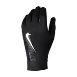 Nike Unisex Soccer Gloves Academy Therma-Fit, Black/Black/White, DQ6071-010, XL