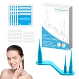 Stielwarzen Entferner,3-In-1 Stielwarzen Entferner,Fibrom Entferner,Skin Tag Remover Kit,Physikalische Entfernung Von Hautmarken,Schnell Sicher,Schmerzfrei Stielwarzen Entfernungsgerät