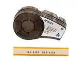 Brady, M21-1000-427, Vinyl selbstlaminierend, Schwarz auf WeißTransparent, 25,4mm x 4,26m, max. Kabeldurchmesser: 5,1mm, permanent, Endlos (110928)