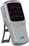 AGT Feinstaubmessgerät: 5in1-Akku-Feinstaub-Messgerät für HCHO, PM1/2,5/10 und TVOC (Feinstaubmessgerät Test, Feinstaubmesser, Luftreiniger)