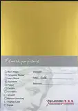 100 Blatt DIN A4 gold glitzerndes Papier bedruckbar 120g/m² komplett durchgefärbt - edles Papier 210x297 mm