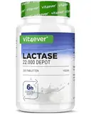 Laktase 22.000 Depot - 365 Tabletten mit Depotwirkung (Sepismart® Slow Release) - Hochdosiert mit 22.000 FCC-Einheiten - Bei Laktoseintoleranz + Milchunverträglichkeit - Ohne unerwünschte Zusatzstoffe