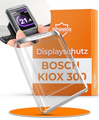 Wheeloo Bosch Kiox 300 Schutzhülle I Displayschutz für Ebike I transparent & wasserabweisend I E Bike Display Schutz Zubehör