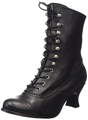 Stockerpoint Damen 4490 Kurzschaft Stiefel, schwarz Nappa