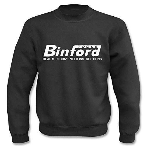 Textilhandel Hering Pullover - Binford Tools (Schwarz, XL)
