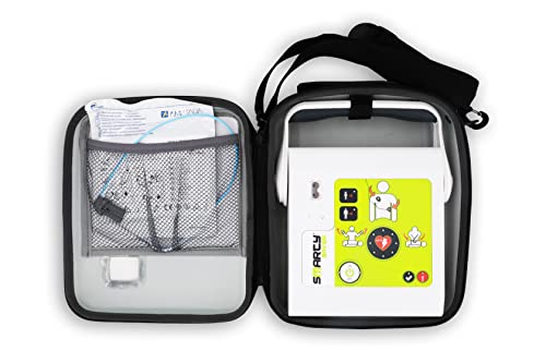 AED Defibrillator SMARTY SAVER 2024, vollautom. Auslösung, Umschalter Erwachsene/Kinder auf Kleinkinder-Modus, Kombi-Elektroden