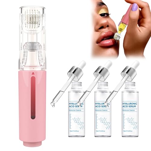 Lippenroller, Lip Plumper Serum, Plump Shot Collagen Lip Serum, Clear Lip Plump Serum, Vollere Und Weichere Lippen, Lippenfeuchtigkeitscreme Für Frauen (1Set)