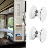 DMJJSD® 2pcs Magnetischer Wohnmobil Türfeststeller, RV Door Holder magnetische Türschnäpper mit 3m Klebeband & Schrauben, Wohnwagen Türhalter Türhalterung Wohnwagen für Camper, Wohnmobil, Bootsfäche