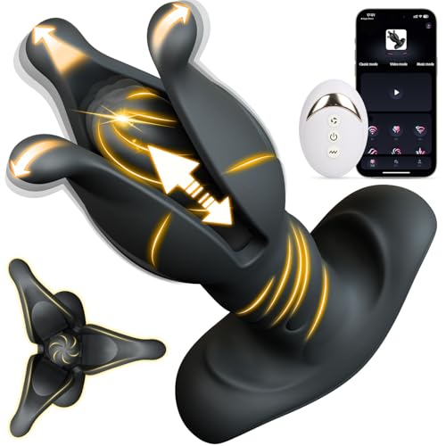 Analvibratoren für Männ Prostata Stimulation Männer Analplug für männer Vibrator Buttplug Sex Spielzeug Mit Tension Shock Funktion Sex Spielzeug für die Manner Anal Vibrator Anal dildo