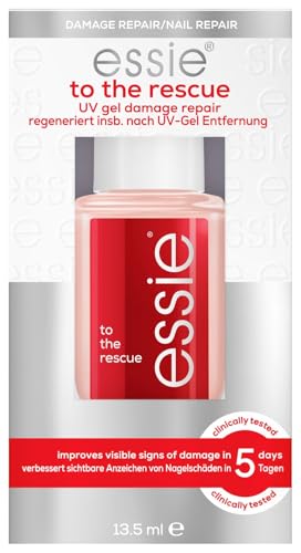 Essie to the rescue – nail repair mit 3-fach Reparatur-Komplex gegen dünne und brüchige Nägel, zur Regeneration des Nagels nach UV-Gel-Entfernung, 13.5 ml