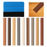 9 Stück Laminat Reparaturset, Parkett reparaturset mit Blauer Schaber Holzkorrekturstift Holzkitt Reparaturset Holz Reparaturstift Set Beheizbar Holz Reparaturstift für Holztüren, Tische, Schränke