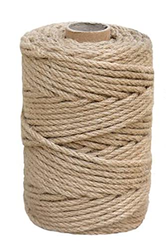 NorthPada 5 mm x 50 Meter Natürliche Sisal Hanf Seil Heavy Duty Dicke Schnur für Katzenkratzer Post Baum, Garten, Bindung, Kunsthandwerk Verpackungsmaterial