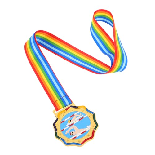 VICASKY Goldene Schwimmmedaille für Trophäe für Sportwettbewerbe Langlebiges für Schwimmveranstaltungen Erste Plätze mit Halsbändern