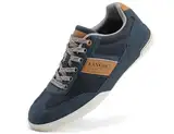 LANGDU Freizeitschuhe Herren Sneaker Schuhe Walkingschuhe Leichtgewicht Atmungsaktive Sportschuhe Größe41-46EU (blaulit 88,42EU)