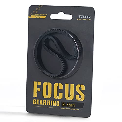 Tilta Seamless Focus Gear Ring für 81-83mm Objektiv 360° Seamless Rotation Silent für Tilta Mini Follow Focus Nucleus Nano DSLR 0.8 Mod Standard Gear Kameraobjektiv-Zubehör TA-FGR-8183