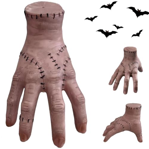 NIEEKRUN Eiskaltes Händchen, Wednesday Family Hand Family Thing Hand Wednesday Hand Dekoration, Addams Thing Hand Wednesday Eiskaltes Händchen Wednesday Hand Figur für Halloween und Cosplay