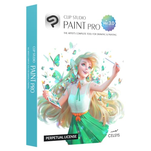 CLIP STUDIO PAINT PRO - Version 3 | Dauerhafte Lizenz | für Windows und macOSman