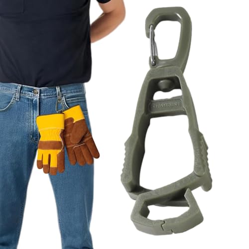 Biniveil Clip Arbeitshandschuhhalter | Handschuhclips Arbeitshandschuhhalter | Handschuhgreifer-Fänger Verhindert Verlust | Handschuhhalter Karabinerclips Für Gartenbauarbeiten Handschuhe