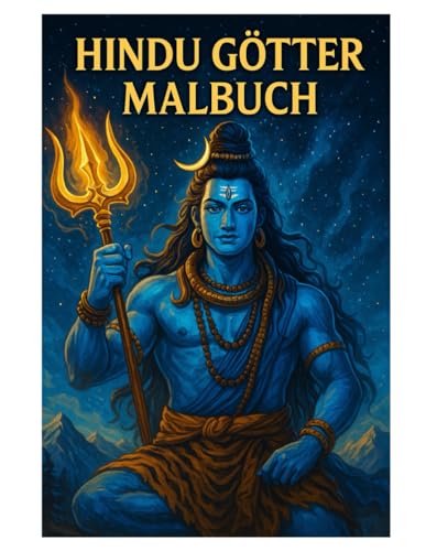 Hindu Götter Malbuch: 50 eindrucksvolle Illustrationen aus der Welt von Vishnu, Shiva & Co.: Für Kinder und Erwachsene zum Ausmalen und Entdecken