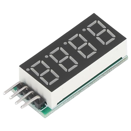 4-stelliges 7-Segment LED-Modul LED-Digitalanzeigemodul Röhrenmodul LED-Anzeigemodul I2C-Schnittstelle DC 5 V/3,3 V DM43B04