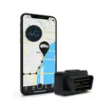 SALIND 4G OBD GPS Tracker Auto, Fahrzeuge und LKWs OBD2 Stecker - Peilsender Auto mit Ortung - elektronisches Fahrtenbuch - Online weltweit Echtzeit Tracking mit App- ohne Aufladen