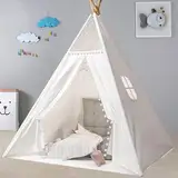 Anttyscar Kinder Tipi Zelt,Sternen klassisches indisches Spielzelt für Kinder,Kinderzelte aus für Mädchen und Jungen mit Tragetasche,faltbares Spielhaus für drinnen oder draußen