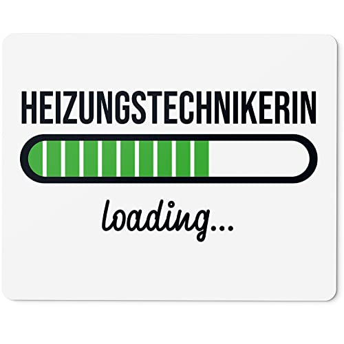 JUNIWORDS Mauspad Mousepad, Heizungstechnikerin Loading (6199919)