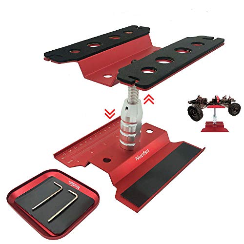 RC Car Work Stand Aluminium Reparatur Workstation mit Schraubablage für 1/8 1/10 1/12 1/16 Traxxas Axial Arrma Redcat Crawler Monster Truck