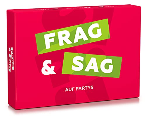 Spielehelden Frag & Sag auf Partys | Party Spiele | Partyspiele für Erwachsene lustig | Party & Scherzartikel | zu Weihnachten | Partyspiel mit 100+ Karten | Das lustige Fragespiel für Deine Party