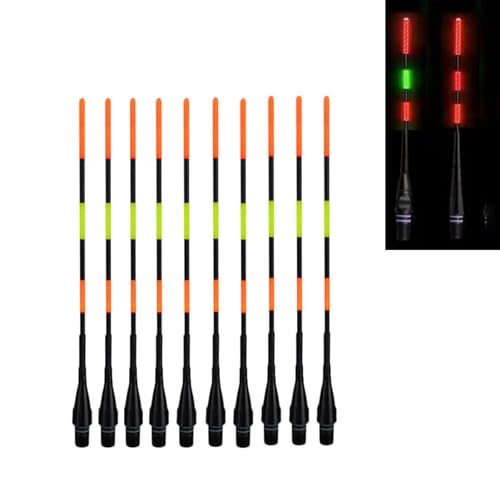 10 Pcs Led Posen Angeln Zubehör, Posen Angeln Mit Gravity Sensing Und Farbwechsel, Kompatibel Mit Den Meisten Led Posen Angeln, Angel Zubehör Zum, Fluss Oder Teich. (10PCS-A)