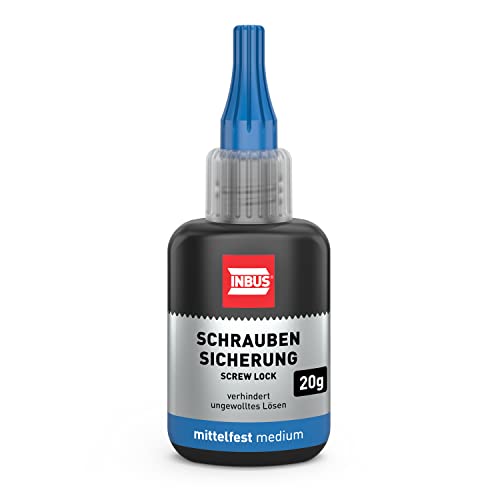 INBUS® 79560 Schraubensicherung mittelfest, 20g — Made in Germany