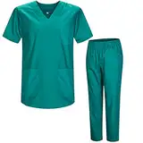 MISEMIYA - Unisex-Schrubb-Set - Medizinische Uniform mit Oberteil und Hose ref.8178 - Medium, Grün 21