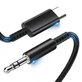 CKCN USB C auf Klinke AUX Kabel 1,2M, USB C auf 3,5mm Jack Klinke Kabel für Samsung Galaxy S23/S22/Note10, Auto Handy für Hua-wei P40/P30/P20/Mate 20/30, Oneplus, Xiaomi