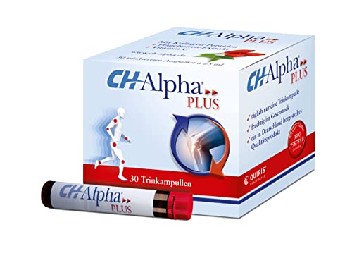 CH-Alpha PLUS Gelenk Kollagen | Zur Unterstützung der Regeneration des Gelenkknorpels | Linderung von Gelenkschmerzen | 30 Trinkampullen