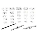 Bulevisiter Bike Wheel Bearing Press Tool Kit, Wheel Maintenance, Complete Maintenance Set with Multiple Size Bearings for Road Bicycle Repair Workshop