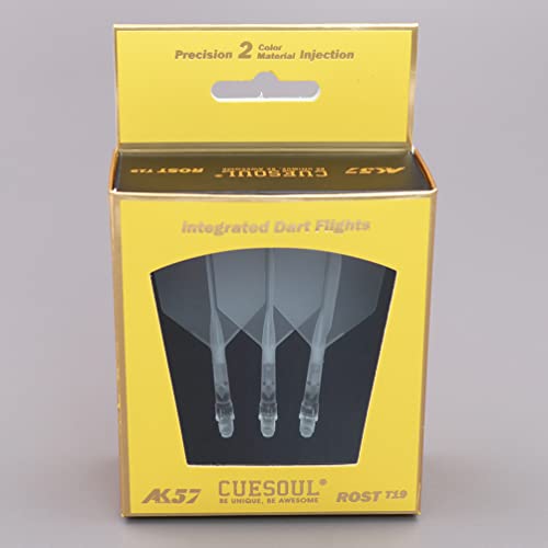 CUESOUL ROST T19 Integrierter Dartschaft und Flights Big Wing Shape, 3er-Set