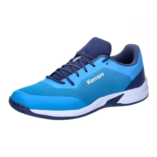 Kempa Unisex Kourtfly Three Sport-Schuhe, blau/weiß, 42 EU